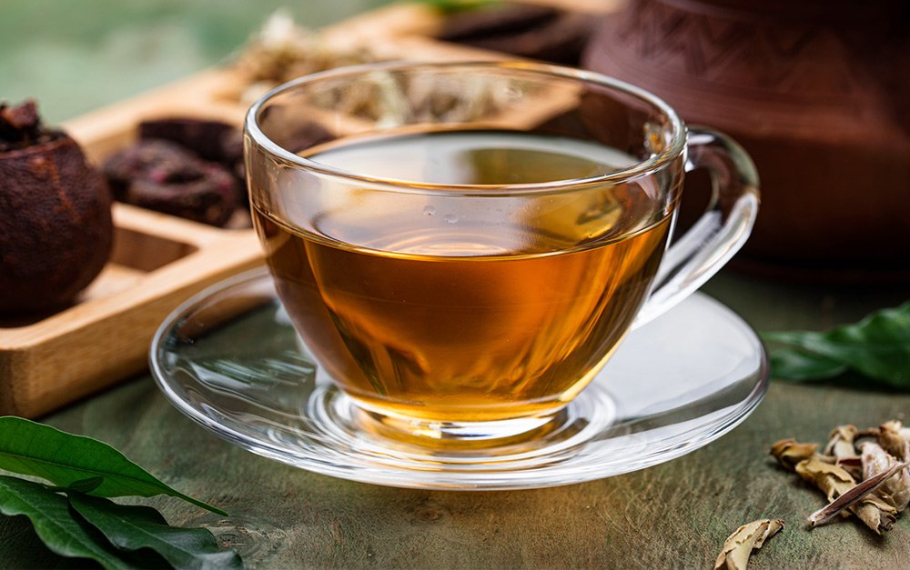A imagem representa os deliciosos chás da Vida em Grãos, perfeitos para o inverno.