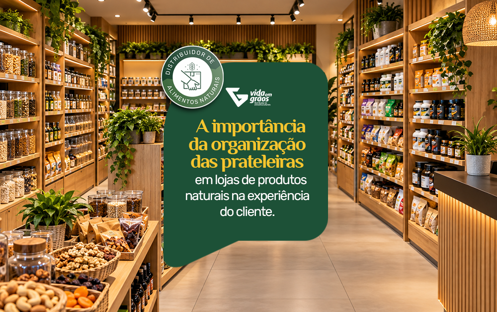 Imagem de uma loja que desenvolveu um método de organização em suas prateleiras para melhorar a experiência do cliente.